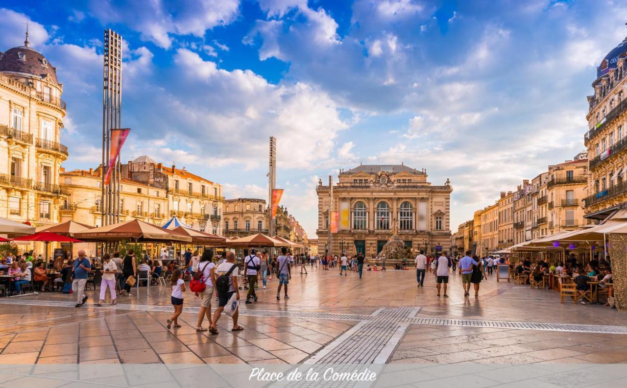 Appartements Calmes - Standing - Hypercentre - Clim - Wifi - Netflix Montpellier Buitenkant foto