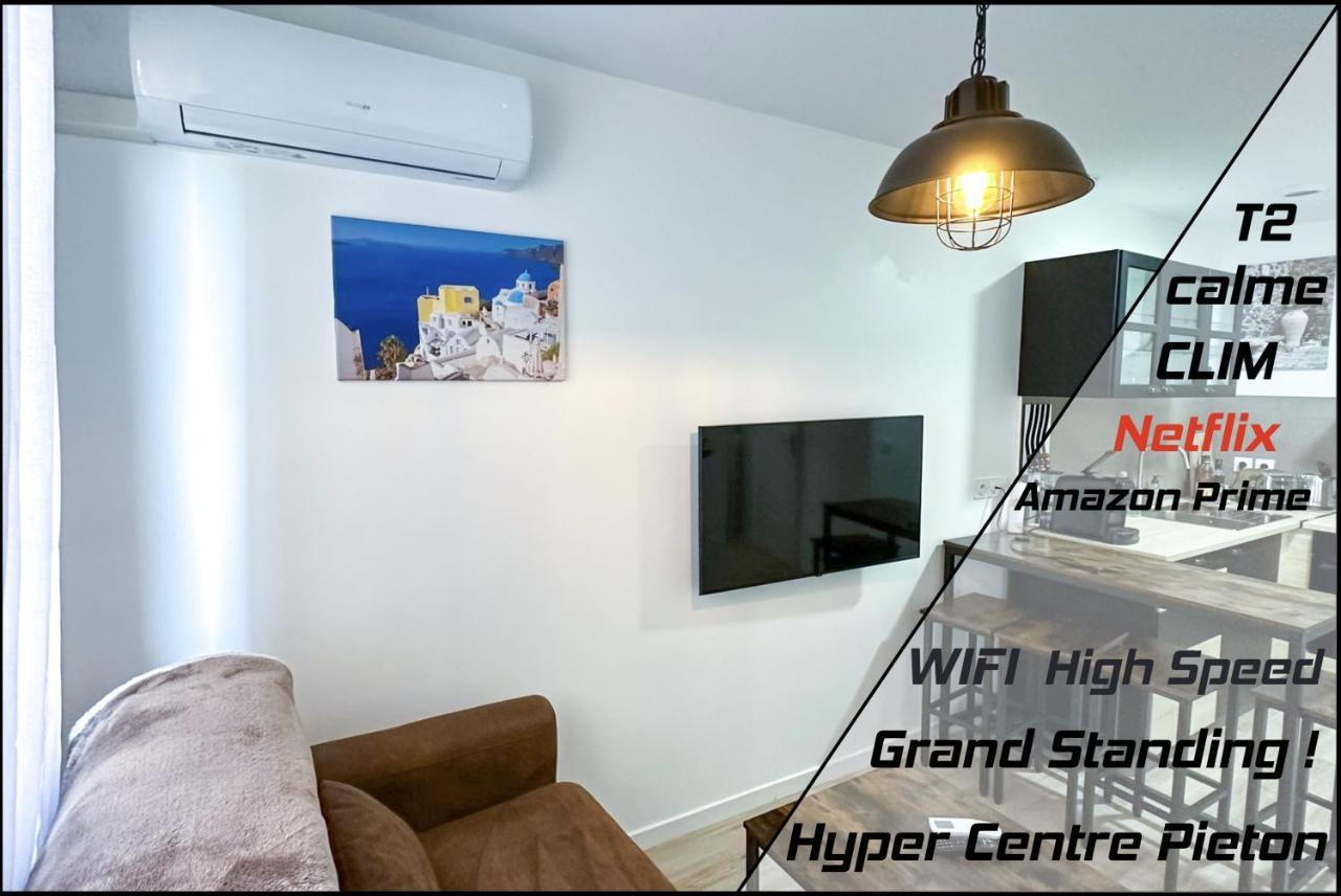 Appartements Calmes - Standing - Hypercentre - Clim - Wifi - Netflix Montpellier Buitenkant foto